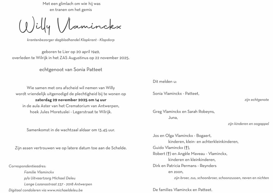 Roland Van Wanrooy 2018